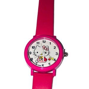 Watches Analog Cartoon Character Cat Pretty Pink Watches Waterproof Children New